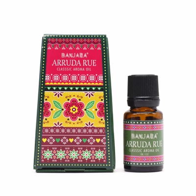 Banjara Indian Fragrance Oil 10ml - Arruda Rue Banjara Indian Fragrance Oil 10ml - Arruda Rue