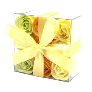 Set of 9 Soap Flowers- ..