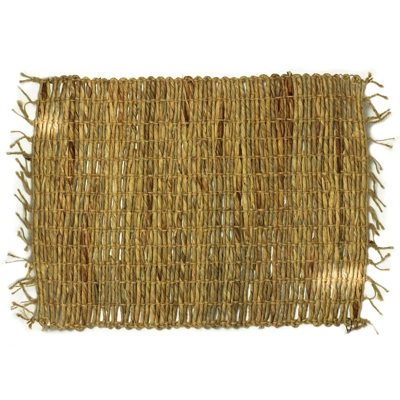 Water Hyacinth Natural Placemat - Robusta and Fringe Water Hyacinth Natural Placemat - Robusta and Fringe