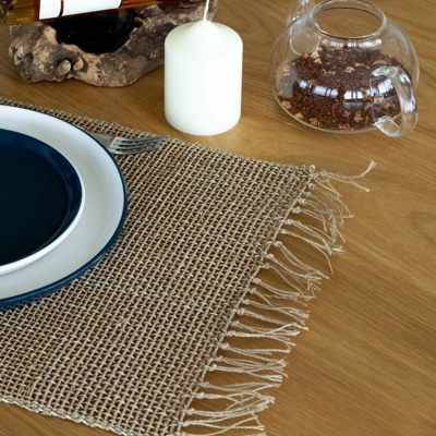 Seagrass Fringe Natural Placemat - Natural Seagrass Fringe Natural Placemat - Natural