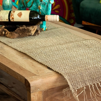 Seagrass Fringe Natural Table Runner - 150cm Seagrass Fringe Natural Table Runner - 150cm