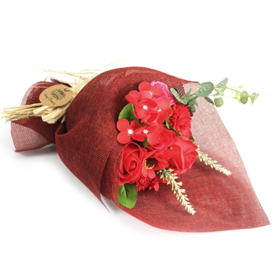 Standing Soap Flower Bouquet - Red Standing Soap Flower Bouquet - Red