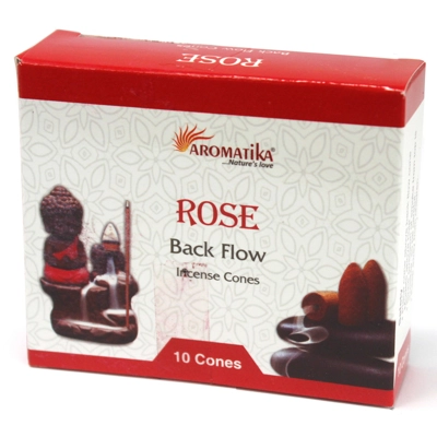 Aromatica Backflow Incense Cones - Rose Aromatica Backflow Incense Cones - Rose