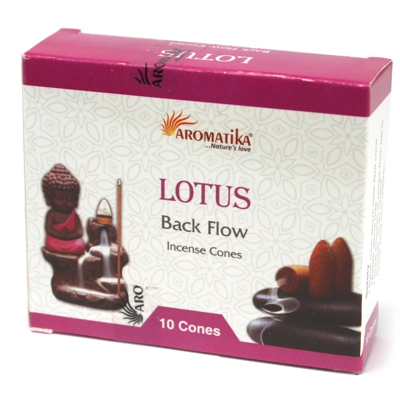 Aromatica Backflow Incense Cones - Lotus Aromatica Backflow Incense Cones - Lotus