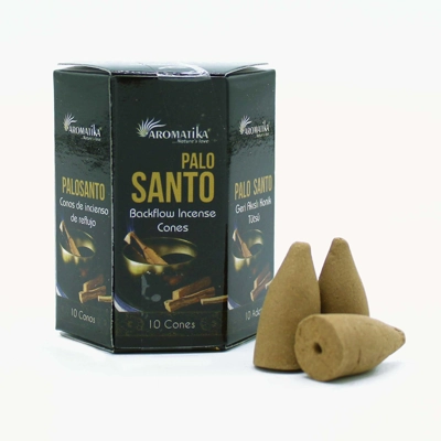Pack of 10 Masala Backflow Incense - Palo Santo Pack of 10 Masala Backflow Incense - Palo Santo