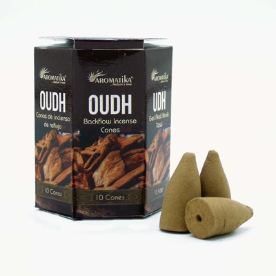 Pack of 10 Masala Backflow Incense - Oudh Pack of 10 Masala Backflow Incense - Oudh