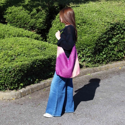 Soft Blend Shoulder Tote - Antique Fuchsia Soft Blend Shoulder Tote - Antique Fuchsia
