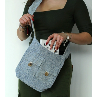 Natural Tones Two Pocket Bags - Soft Lavender - Medium Natural Tones Two Pocket Bags - Soft Lavender - Medium