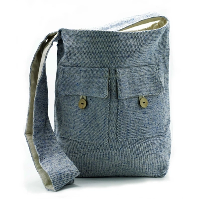 Natural Tones Two Pocket Bags - Comp Denim - Large Natural Tones Two Pocket Bags - Comp Denim - Large