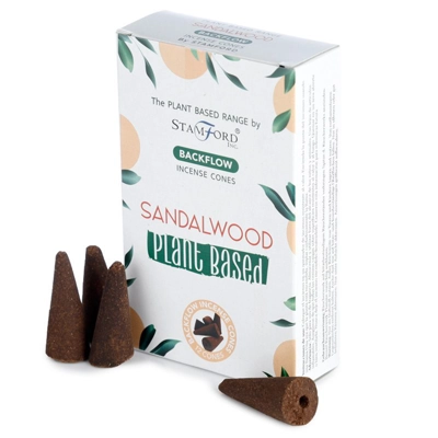 Plant Based Backflow Incense Cones - Sandalwood Plant Based Backflow Incense Cones - Sandalwood