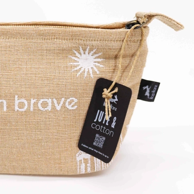 Hop Hare Pouch - I am Brave Hop Hare Pouch - I am Brave