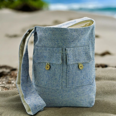 Natural Tones Two Pocket Bags - Comp Denim - Medium Natural Tones Two Pocket Bags - Comp Denim - Medium
