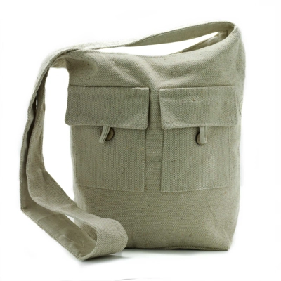 Natural Tones Two Pocket Bags - Natural - Large Natural Tones Two Pocket Bags - Natural - Large