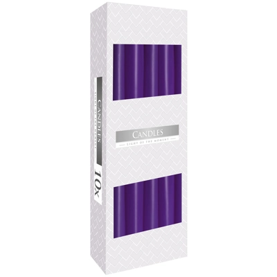 10x Taper Candle - Lavender 10x Taper Candle - Lavender