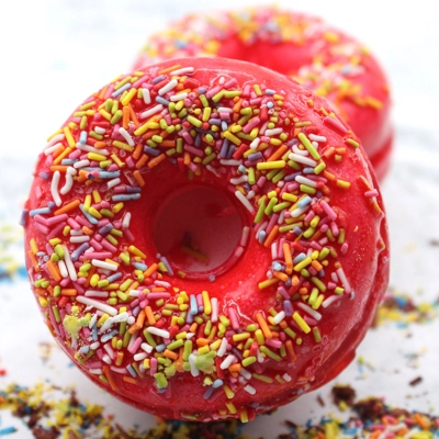 Strawberry & Banana Bath Donuts Strawberry & Banana Bath Donuts