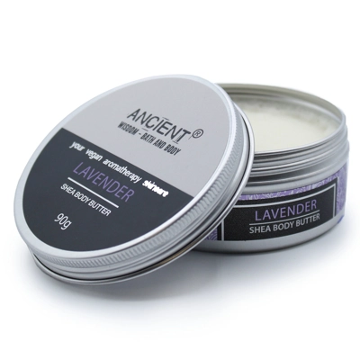 Aromatherapy Shea Body Butter 90g - Lavender Aromatherapy Shea Body Butter 90g - Lavender