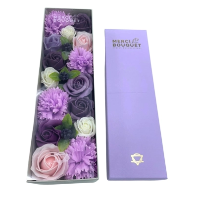 Long Box - Lavender Rose & Carnation Long Box - Lavender Rose & Carnation
