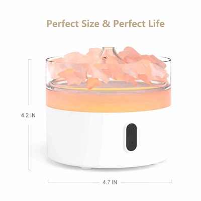Himalayan Salt Aroma Diffuser - Night Light - USB-C - Flame Effect ( salt included) Himalayan Salt Aroma Diffuser - Night Light - USB-C - Flame Effect ( salt included)