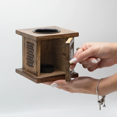 Large Mango Box Burner - Tree of life Large Mango Box Burner - Tree of life