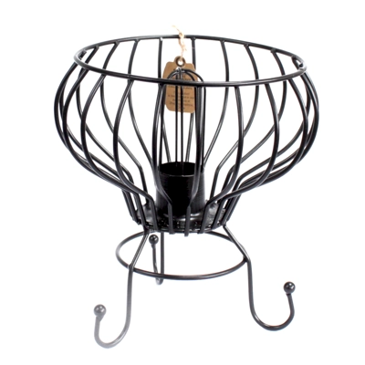 Low Industrial Iron Lamp, Cable and Bulb Low Industrial Iron Lamp, Cable and Bulb