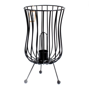 Tall Industrial Iron Lamp, C..