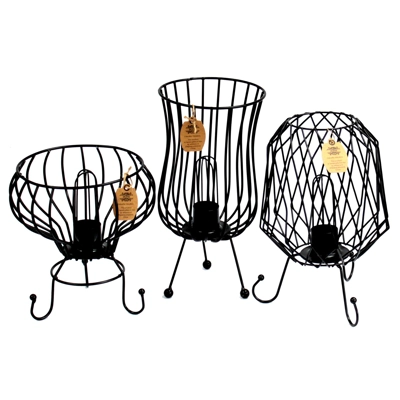 Mesh Salt Rock Brazier,Pink Salt Chunks, Cable & Bulb