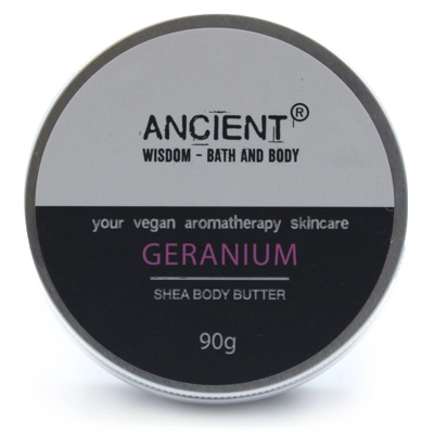 Aromatherapy Shea Body Butter 90g - Geranium Aromatherapy Shea Body Butter 90g - Geranium
