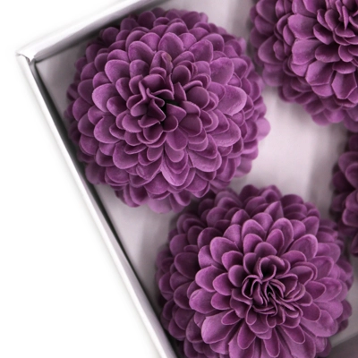 10x Craft Soap Flower - Small Chrysanthemum - Purple 10x Craft Soap Flower - Small Chrysanthemum - Purple