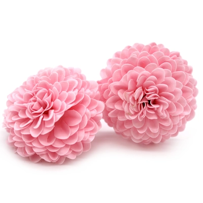 10x Craft Soap Flower - Small Chrysanthemum - Light Pink