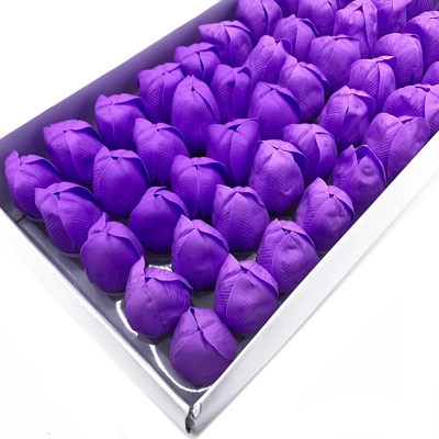 10x Craft Soap Flower - Med Tulip - Lavender 10x Craft Soap Flower - Med Tulip - Lavender