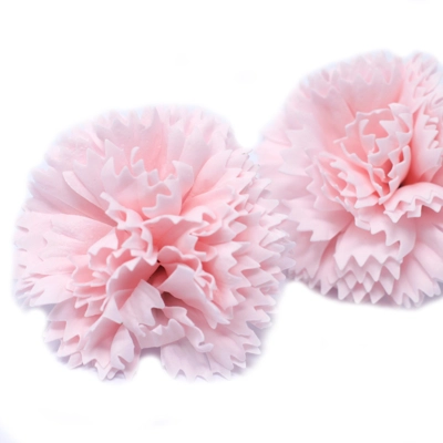 10x Craft Soap Flowers - Carnations - Pink 10x Craft Soap Flowers - Carnations - Pink