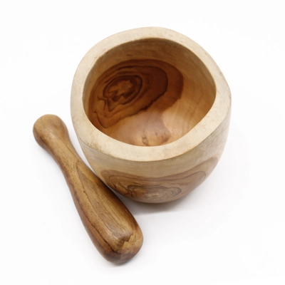 Ergo Teak Pestle & Mortar Lrg Ergo Teak Pestle & Mortar Lrg