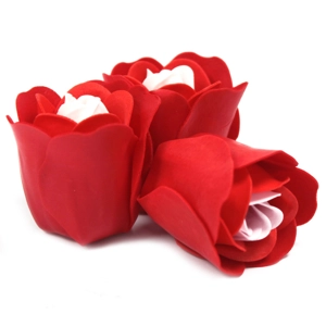 Set of 3 Soap Flower He..