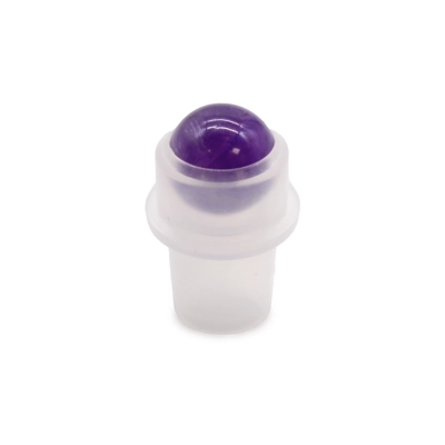 Gemstone Roller Tip for 5ml Bottle - Amethyst Gemstone Roller Tip for 5ml Bottle - Amethyst