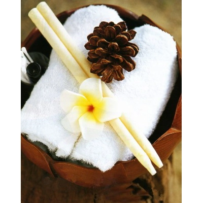 2x Unscented Ear Candle - Natural 2x Unscented Ear Candle - Natural