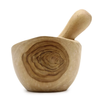 Ergo Teak Pestel & Mortar Med