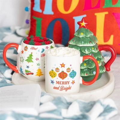 Merry and Bright Bauble Mug Merry and Bright Bauble Mug