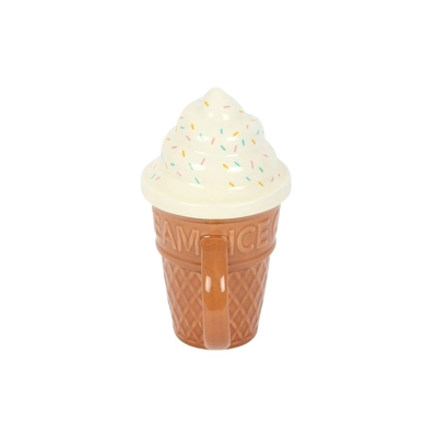 Ice Cream Cone Lidded Mug
