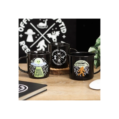 Bigfoot Search Team Enamel Mug Bigfoot Search Team Enamel Mug