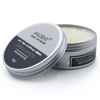 Aromatherapy Shea Body Butter 90g - Sandalwood Aromatherapy Shea Body Butter 90g - Sandalwood