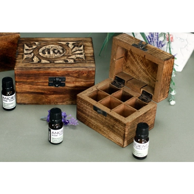 Mango Aromatherapy Box - Floral (holds 12) Mango Aromatherapy Box - Floral (holds 12)