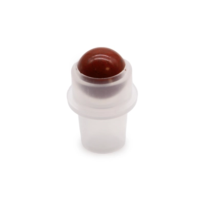 Gemstone Roller Tip for 5ml Bottle - Red Jasper Gemstone Roller Tip for 5ml Bottle - Red Jasper