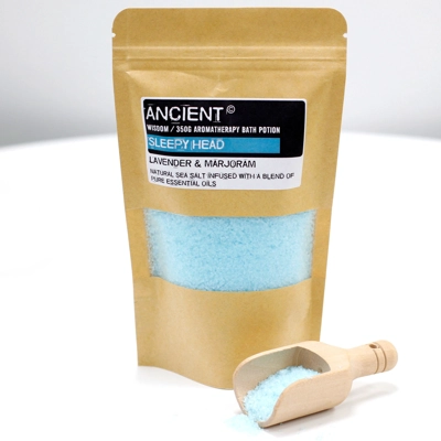 Aromatherapy Bath Potion in Kraft Bag 350g - Sleepy Head Aromatherapy Bath Potion in Kraft Bag 350g - Sleepy Head