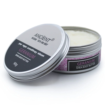 Aromatherapy Shea Body Butter 90g - Geranium Aromatherapy Shea Body Butter 90g - Geranium