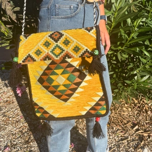 Yellow Kilim Messenger Festi..
