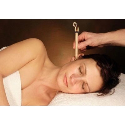 2x Unscented Ear Candle - Natural 2x Unscented Ear Candle - Natural