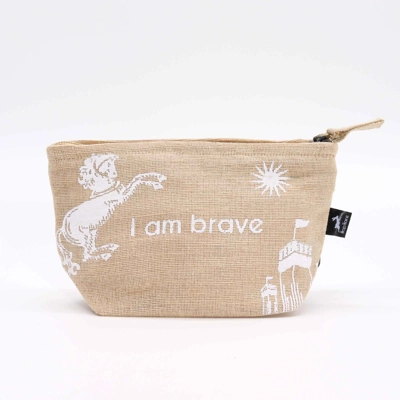 Hop Hare Pouch - I am Brave Hop Hare Pouch - I am Brave