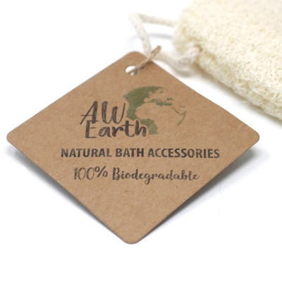 Natural Loofah Scrub on Rope - 5 Natural Loofah Scrub on Rope - 5