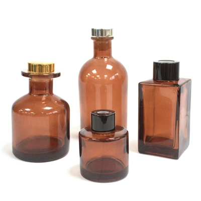 250 ml Round Antique Reed Diffuser Bottle - Amber 250 ml Round Antique Reed Diffuser Bottle - Amber