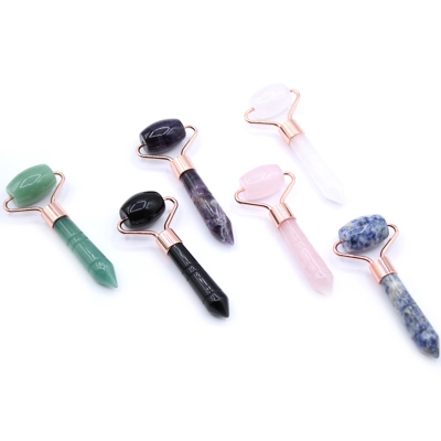 Gemstone Mini Roller - Rock Quartz Gemstone Mini Roller - Rock Quartz